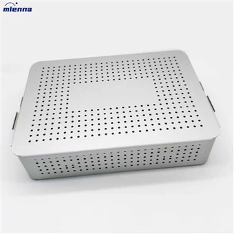 ENT Instruments Kho Mob Sterilization Box Sinus Stainless Hlau Sterilizing Case
